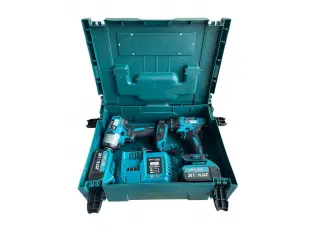 Комплект акумулаторен безчетков импакт и винтоверт 36V 8Ah KraftRoyal - Син