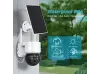 Соларна WIFI камера със соларен панел PTZ 360, 1080P, Full HD, цветно Hощно Bиждане