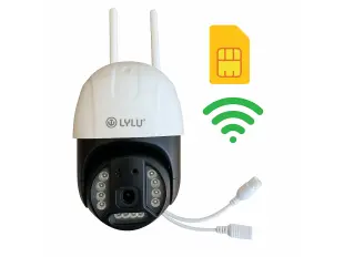 Външна въртяща безжична камера със Сим карта,V380PRO