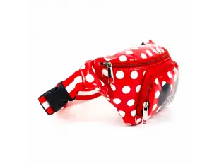 Червена детска чанта за през кръста