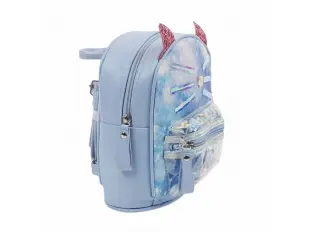 Синя детска раница - коте