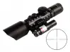Оптика къса 3-10х42E с лазер и подсветка M9 LS3-10X42E