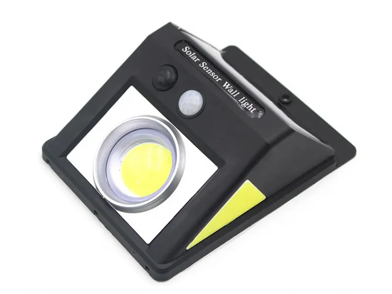 Външна Соларна LED Лампа CL-2566А със сензор за движение прожектор за врата с лупа странични светлини - Leadleds 1422-lens
