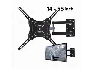 Стойка за телевизор за стена Home Design HDL-117B-2 до 55 инча Стойка за телевизор за стена Home Design HDL-117B-2 до 55 инча